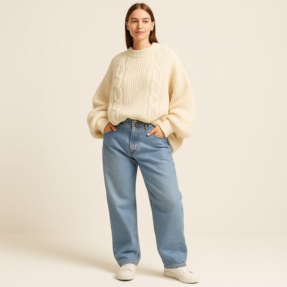 Levi's 550 SZ 14S Y2K 2004 Women's Classic Relaxed Taper Denim Jeans - Picture 1 of 8